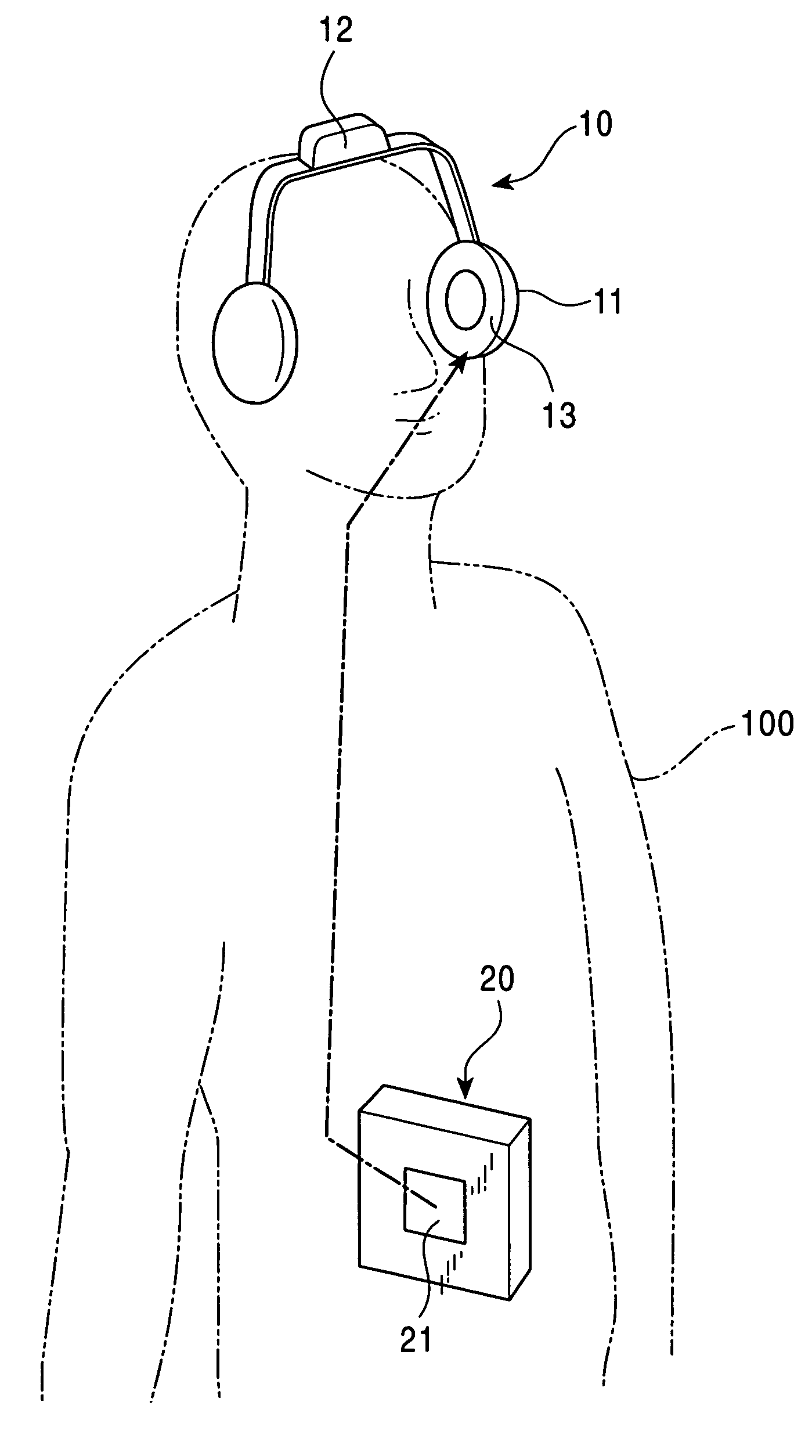 Portable audio listening apparatus