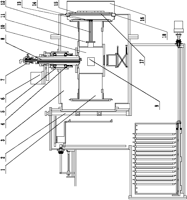 A kind of magnetron sputtering optical coating equipment and coating method with vacuum mechanical arm