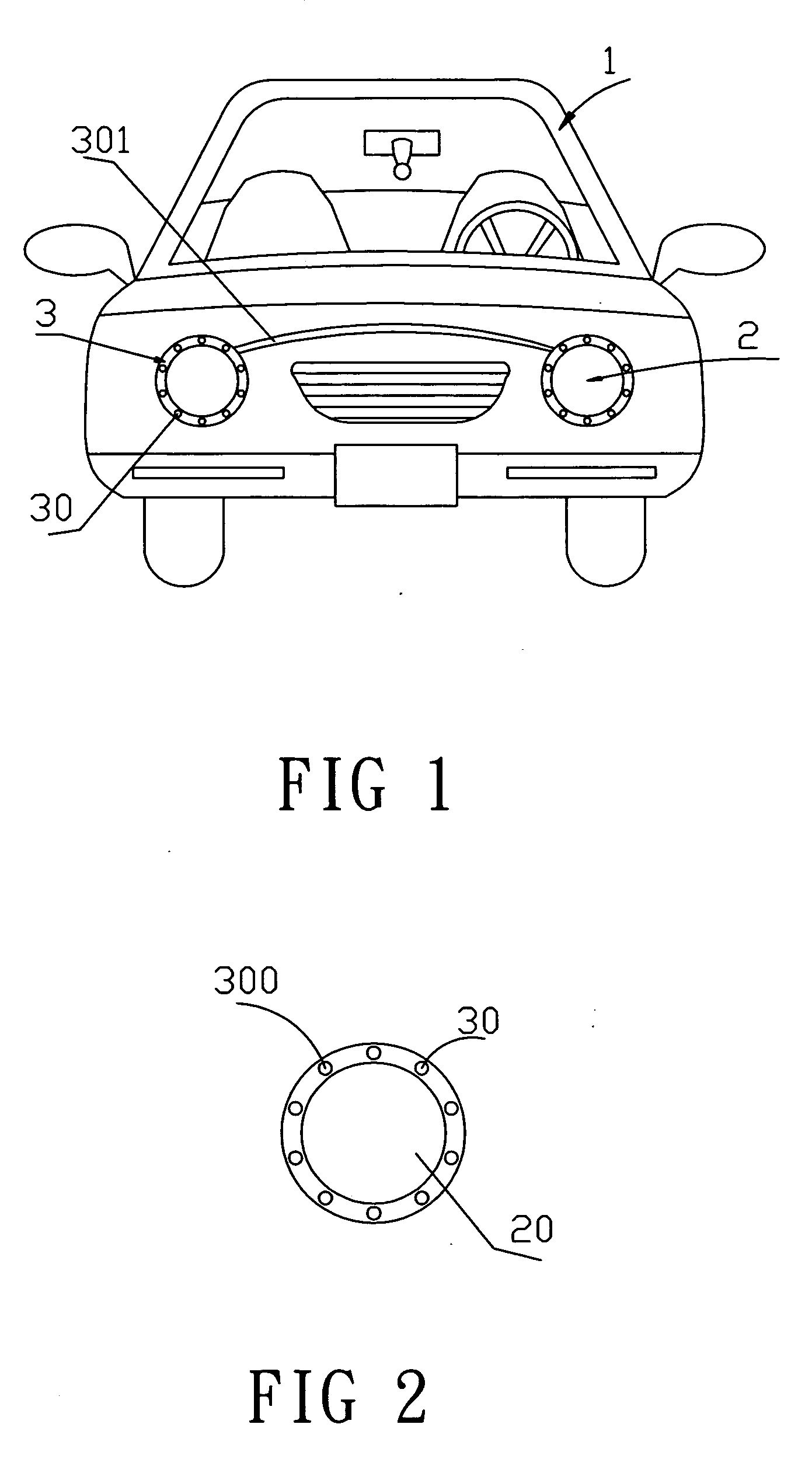 Vehicle having an auxiliary illuminating function