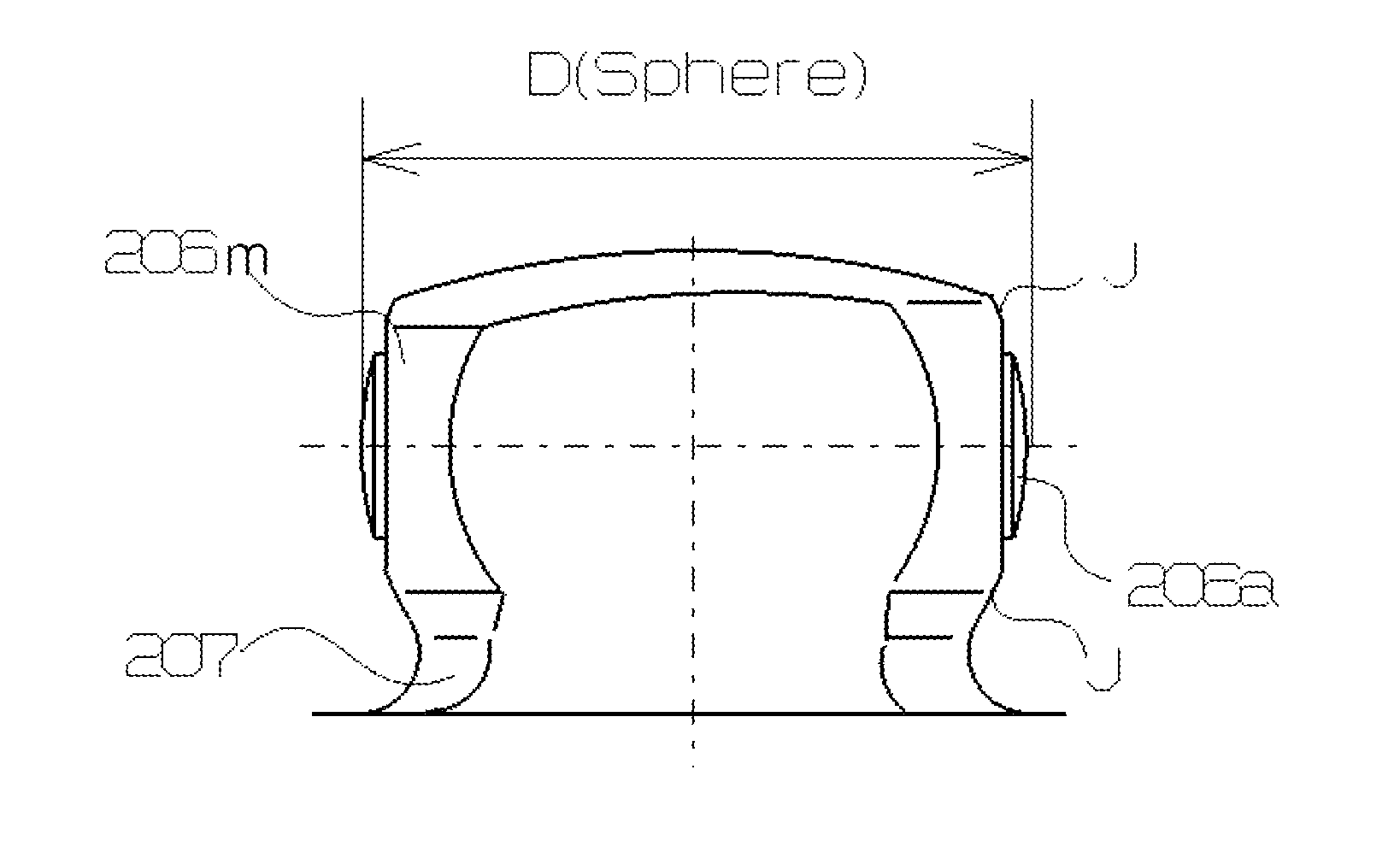 Constant velocity joint of tripod type