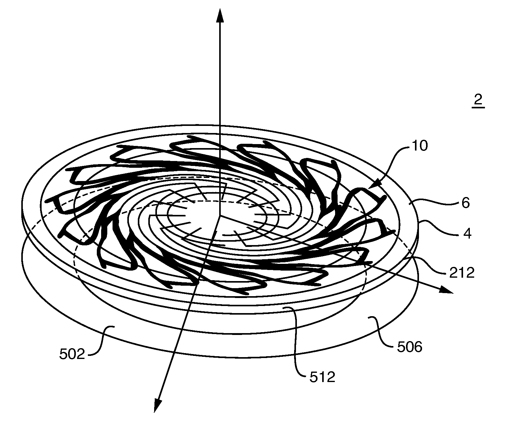 Leaky wave antenna with radiating structure including fractal loops