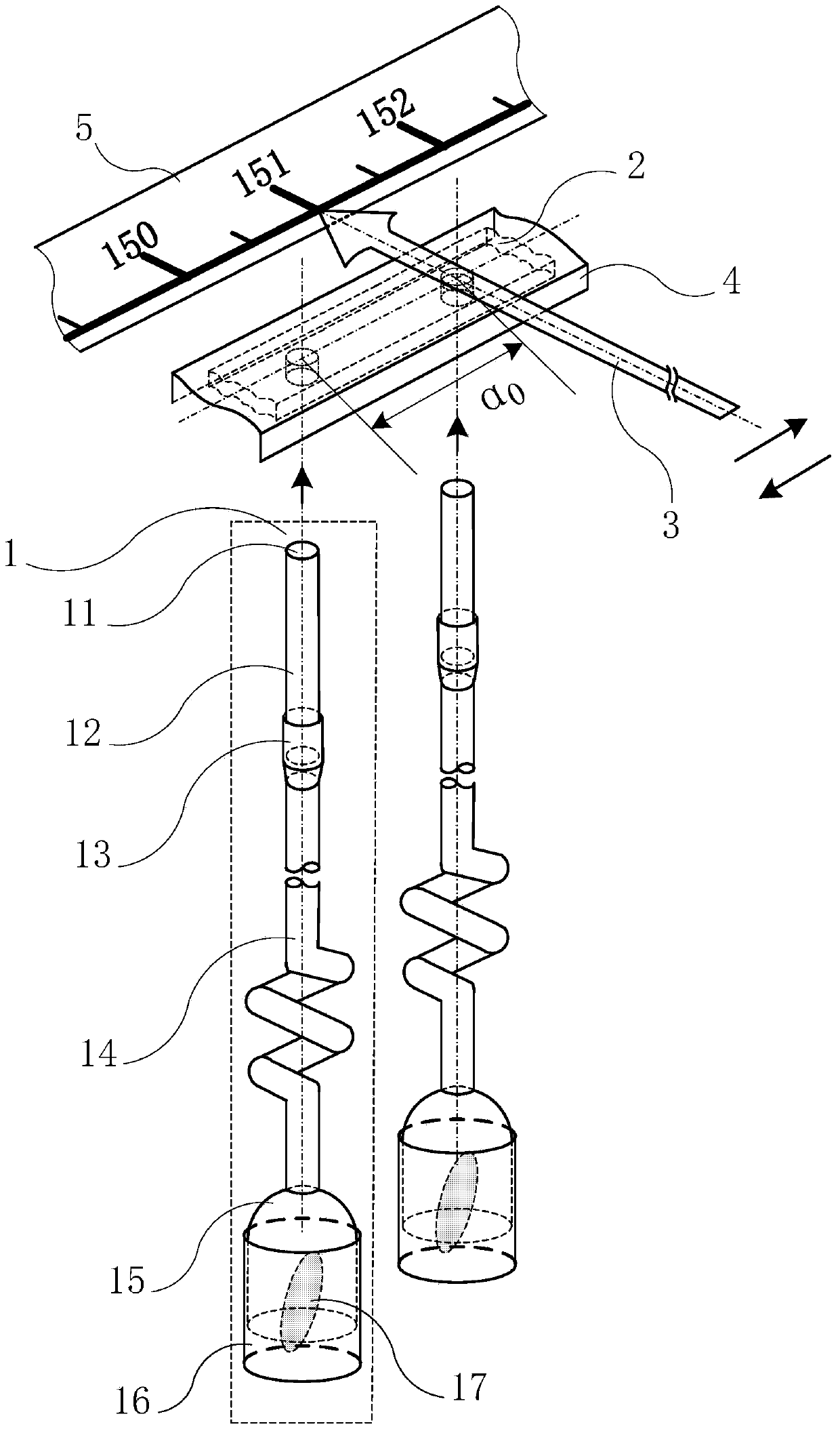 RFID scaleplate scale device with communication micro passage and building method thereof