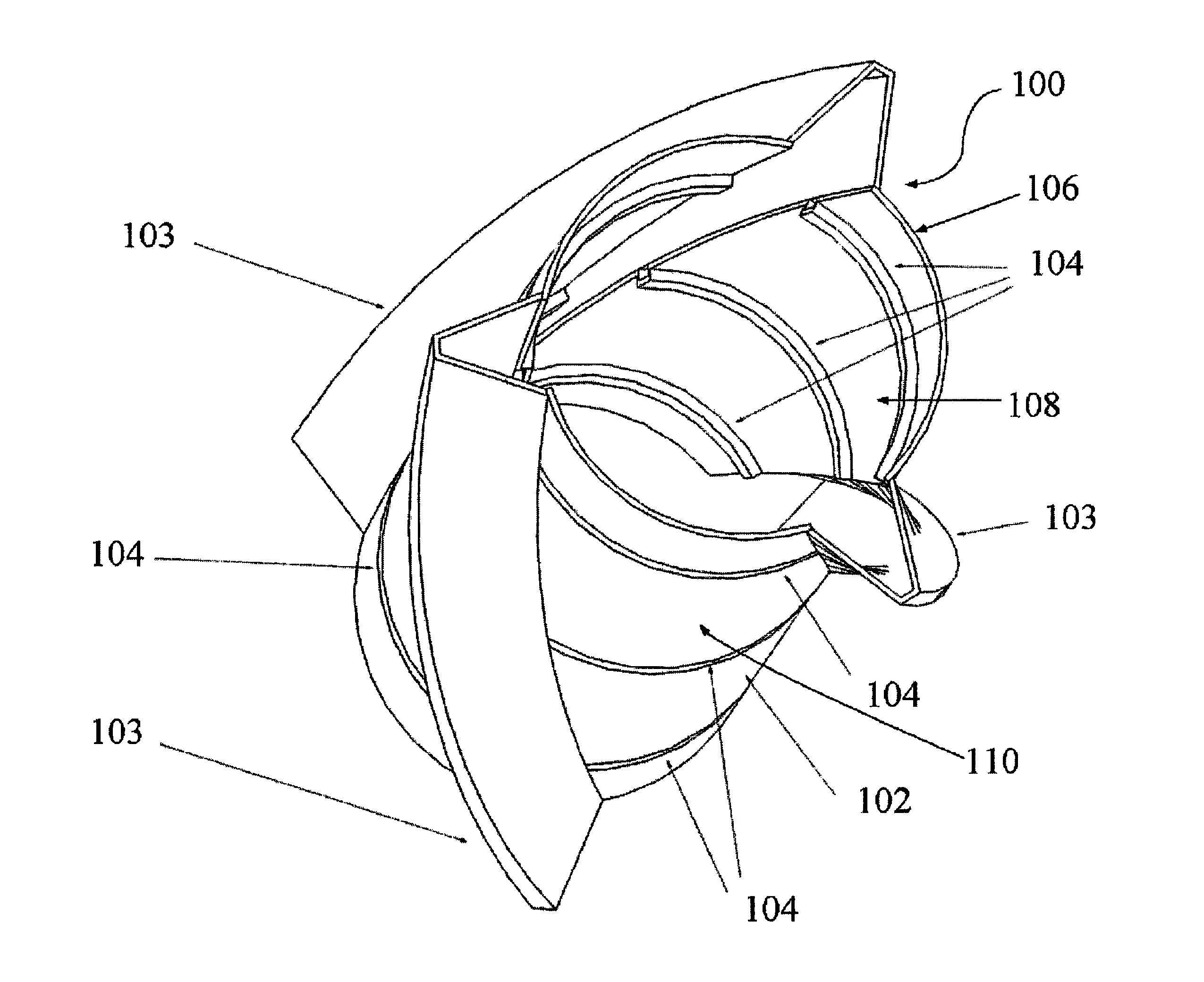 Helical strakes with molded in stand-offs