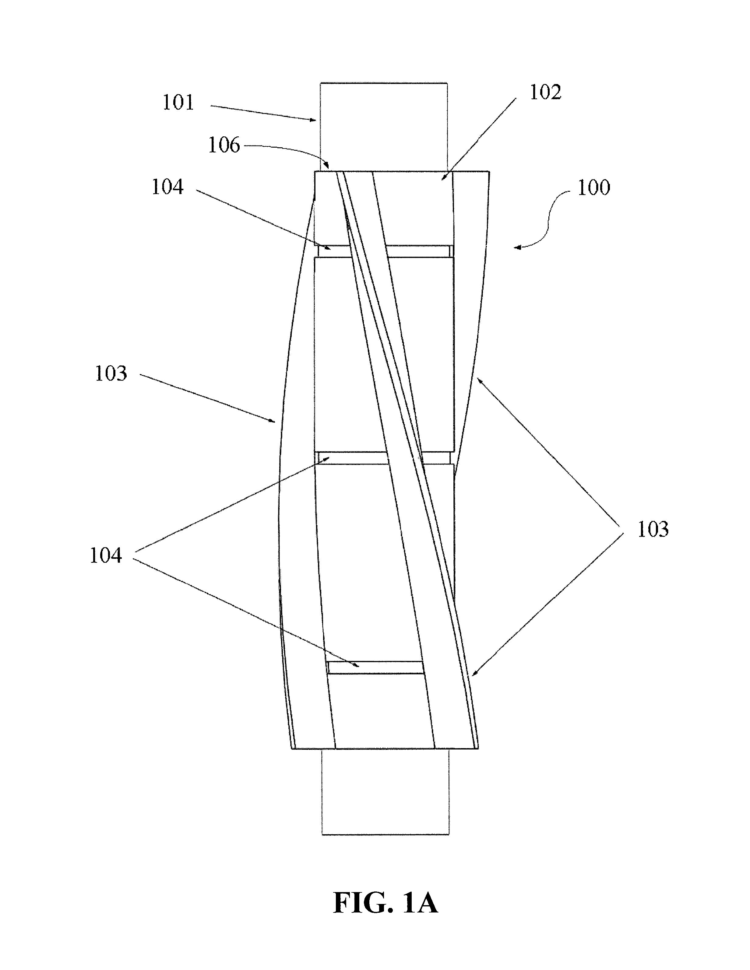 Helical strakes with molded in stand-offs