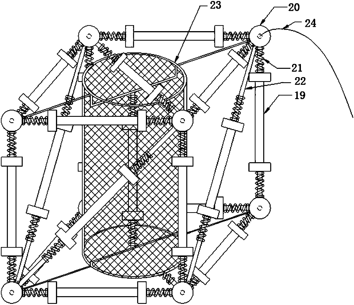 Concrete structure combined strain monitoring unit and concrete state evaluation method