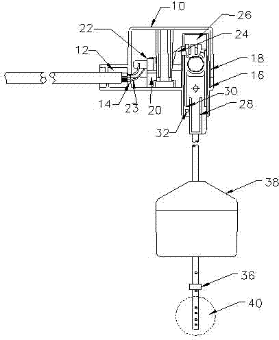 Vertical float switch