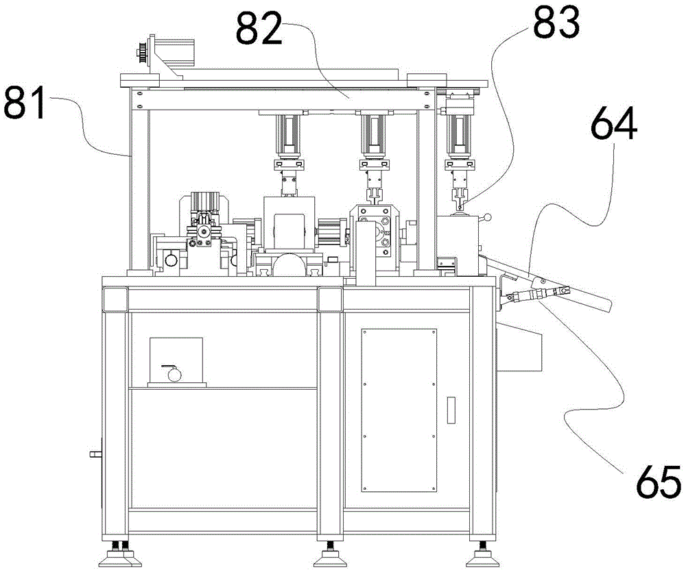 Pipe end cutting integrated machine