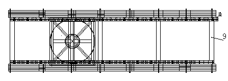 Installation method of serial type bell-less furnace top charging equipment of center of super-huge type blast furnace