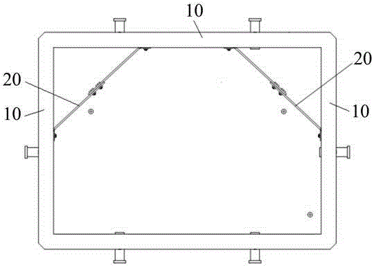 Adjustable-capacity type sand box