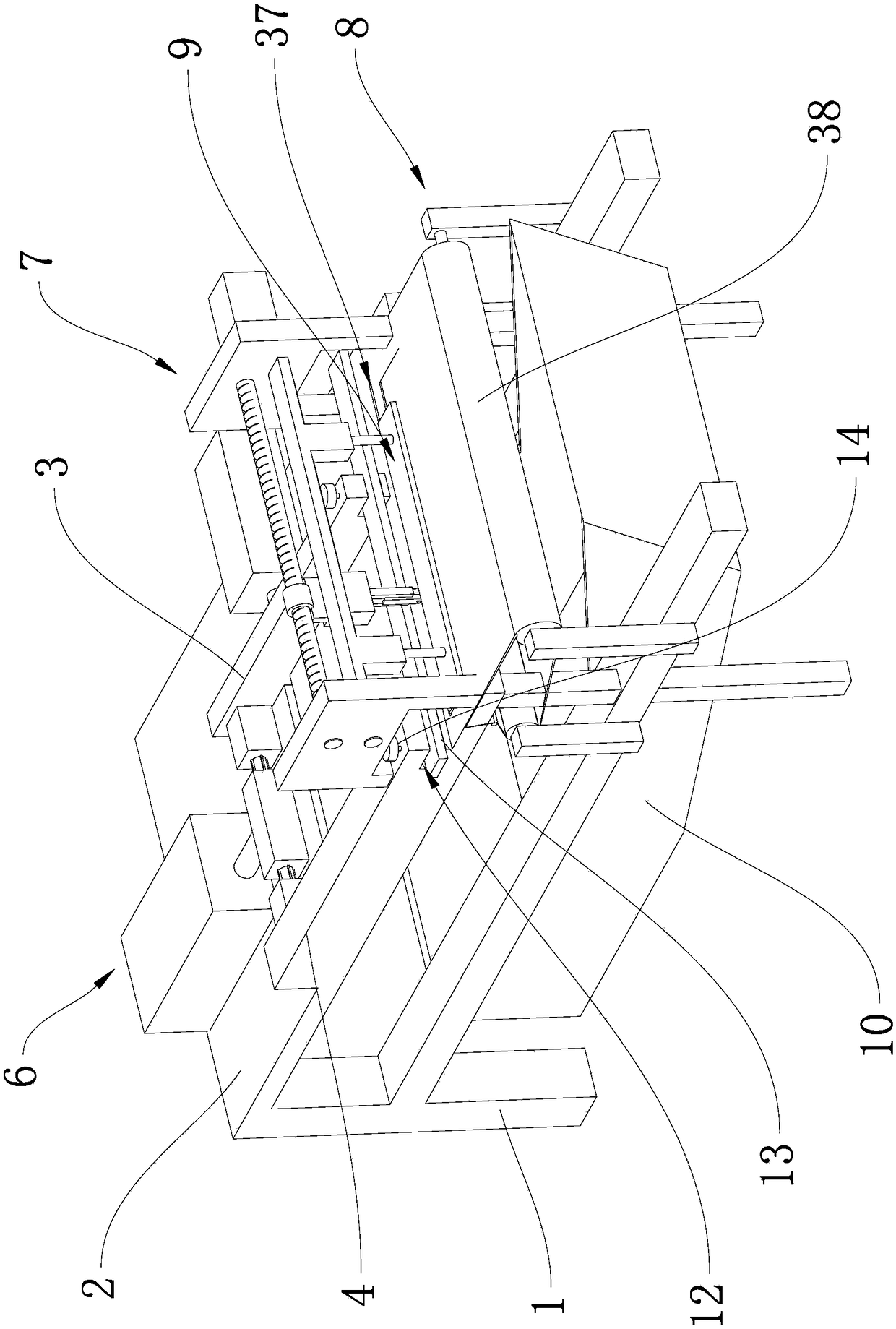 Splitting device for LED aluminum substrate