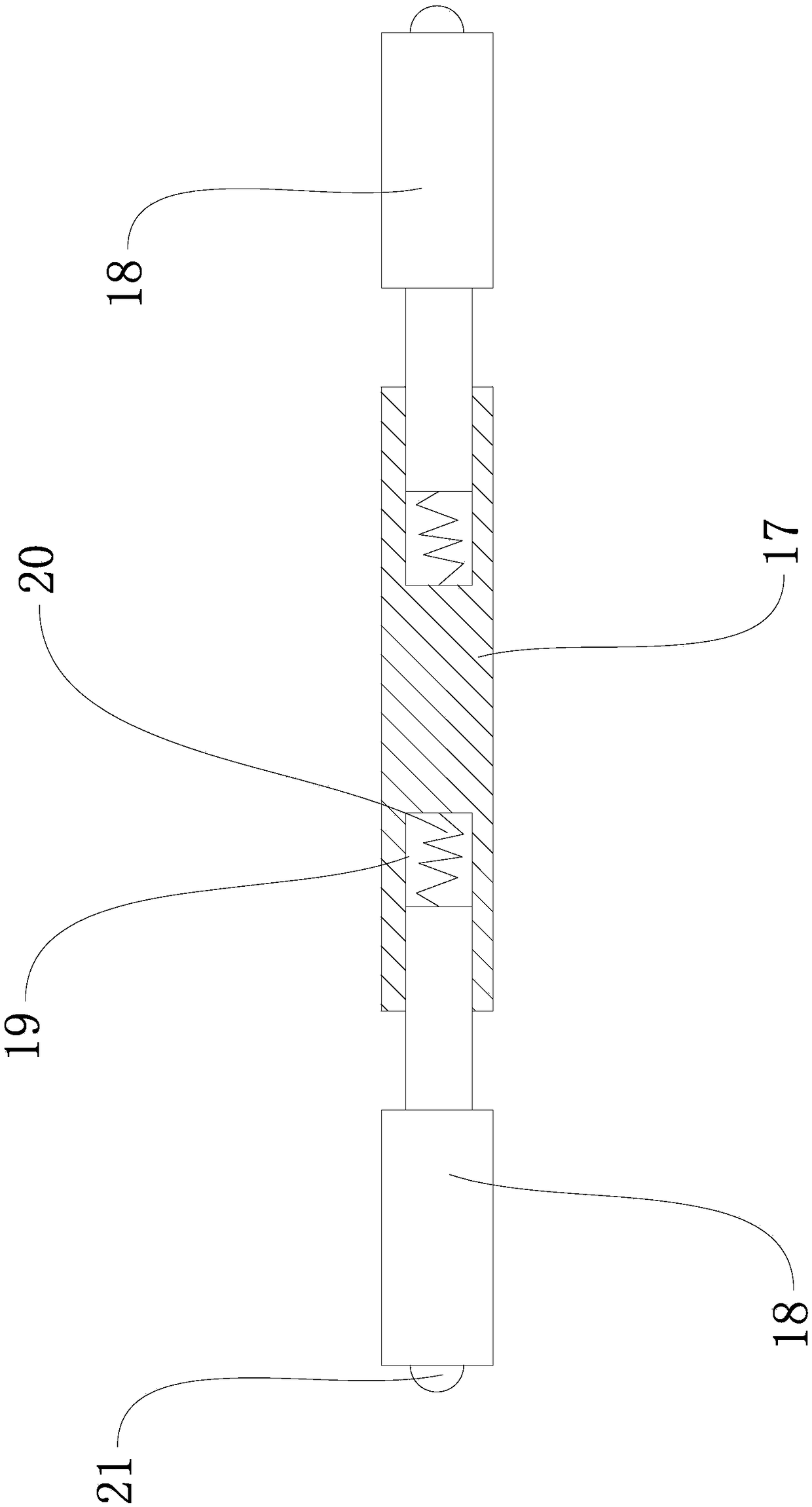 Splitting device for LED aluminum substrate