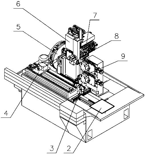 Precision and micro, small, short and long axis three-dimensional processing equipment