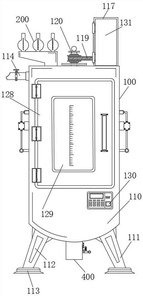 Mixed processing equipment for textile fiber material production