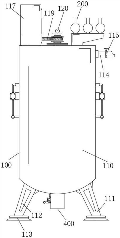 Mixed processing equipment for textile fiber material production