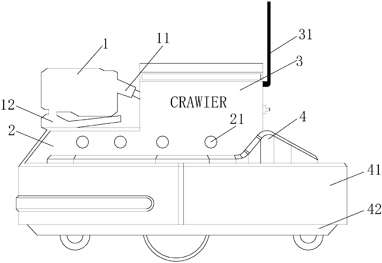 Indoor movable navigation robot