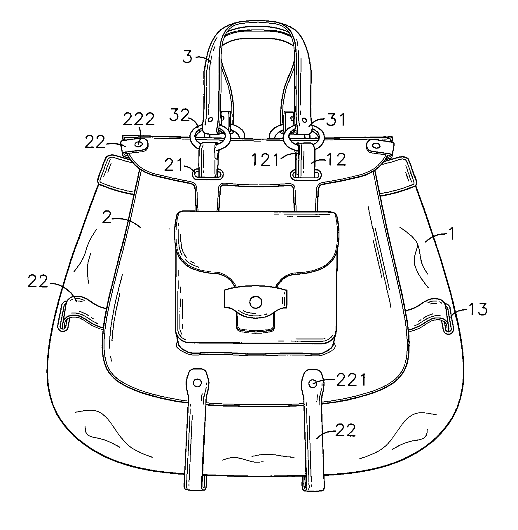 Handbag structure