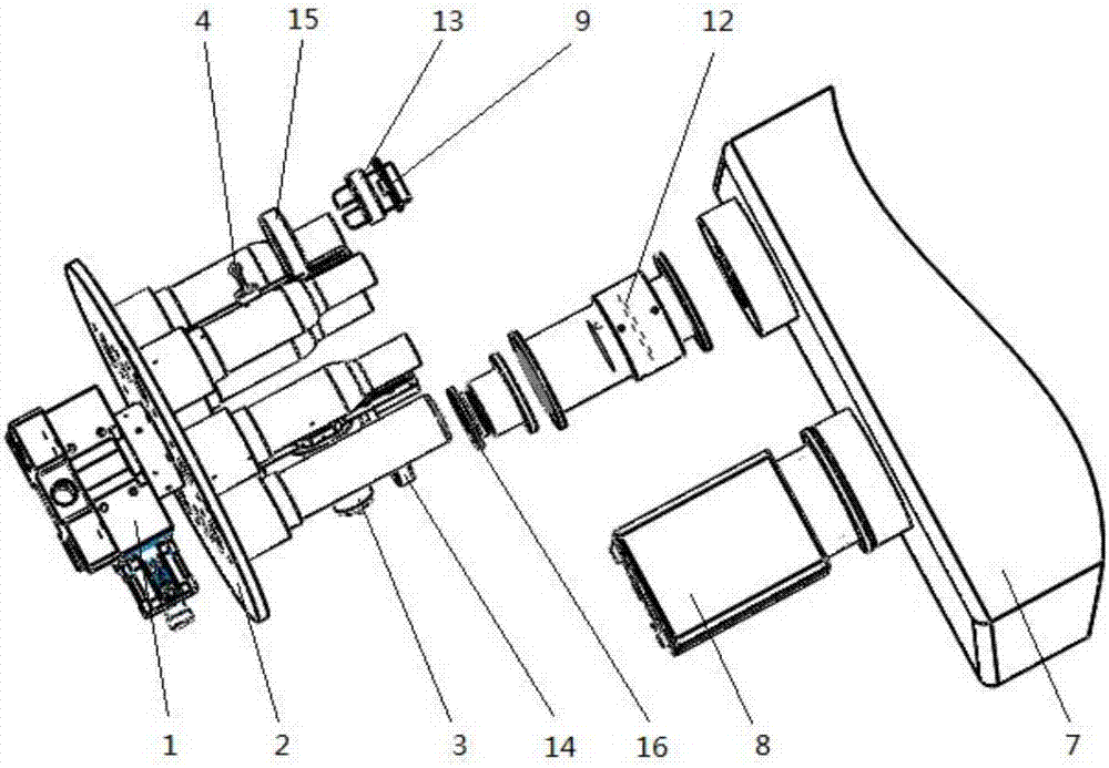 Hollow cathode lamp test device and test method