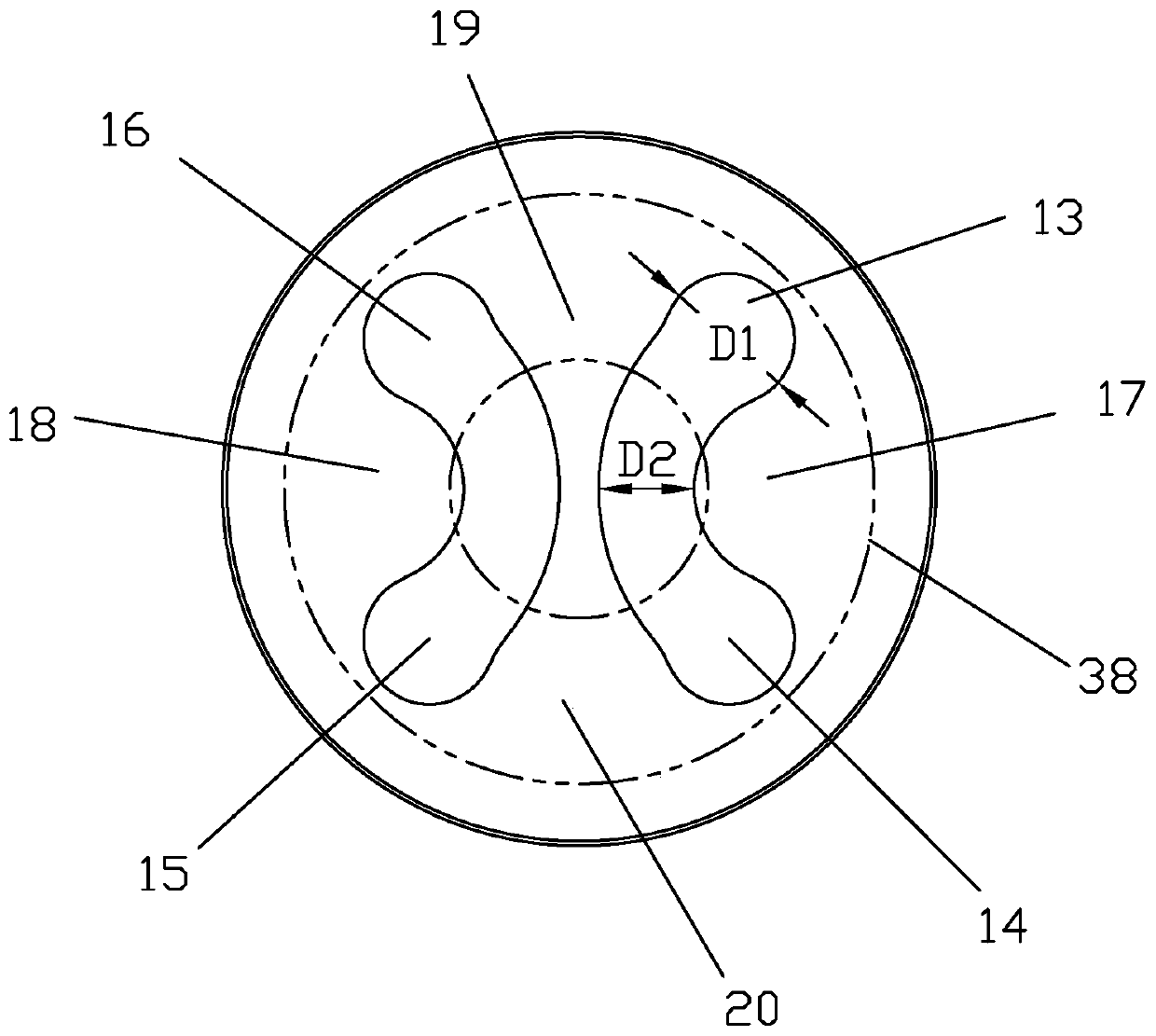 Synchronous double-switch valve plate assembly and synchronous double-switch valve core