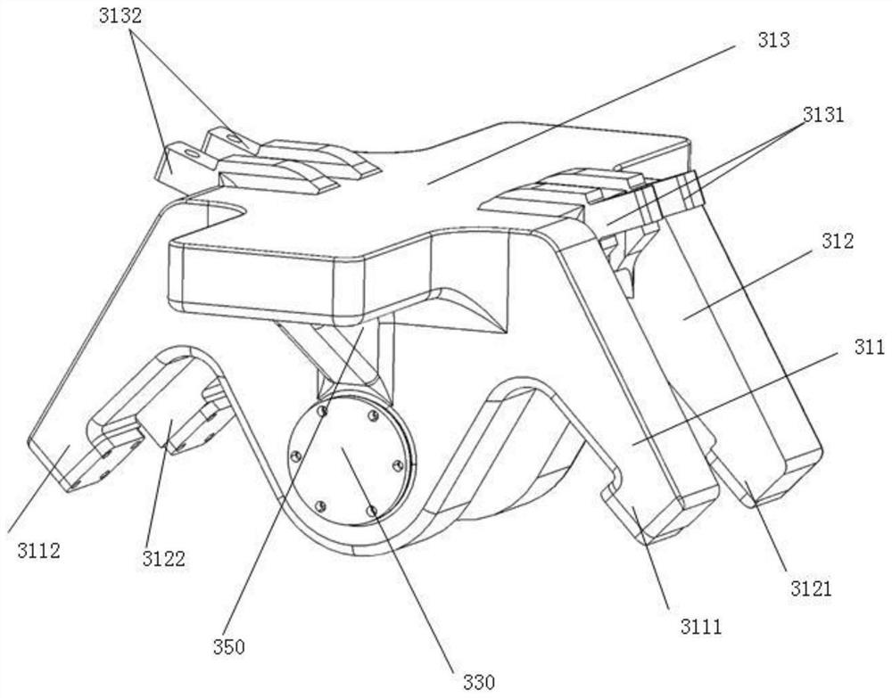 Double-axle suspended bogie, suspended air-rail system