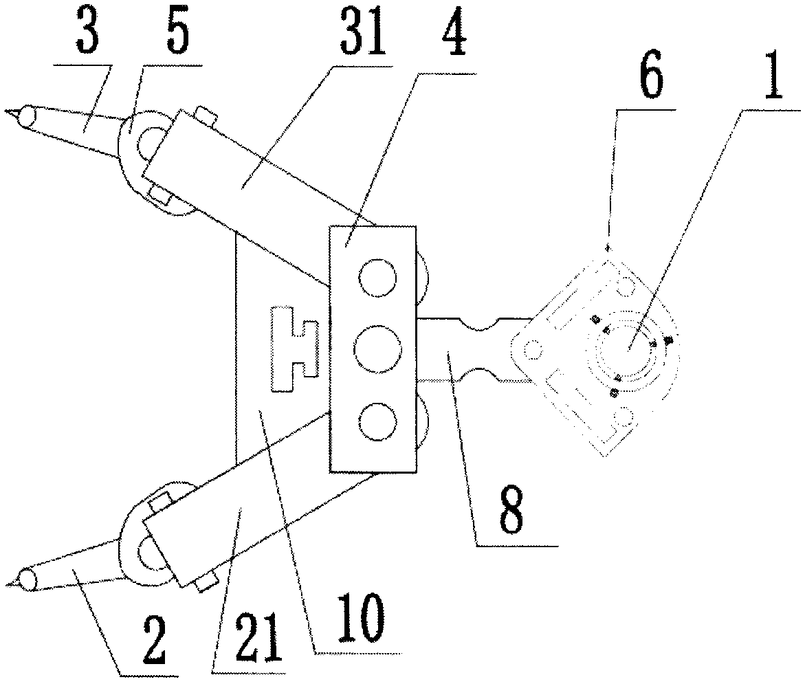 High-precision engineering-measurement centering rod device