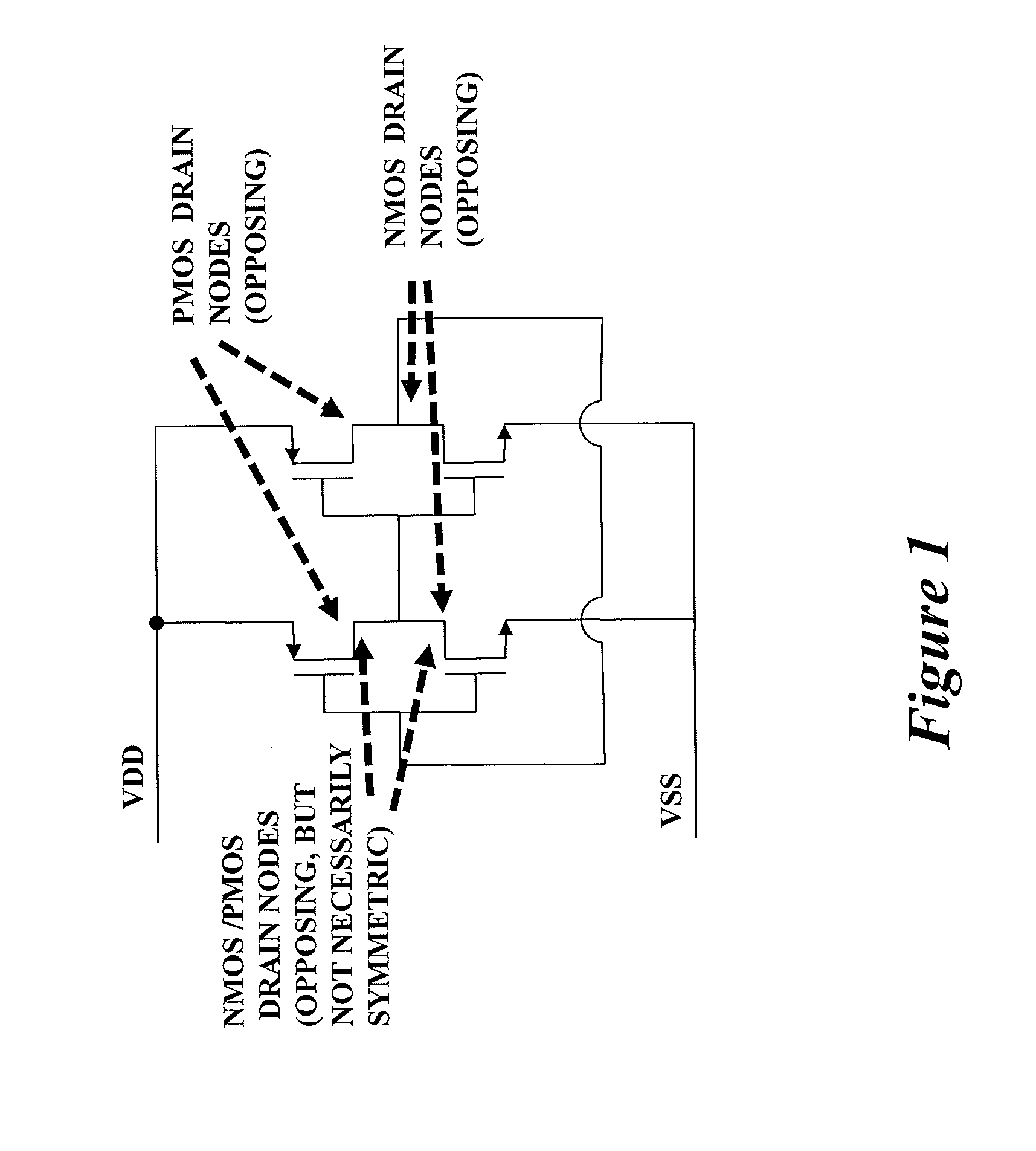 Layout method for soft-error hard electronics, and radiation hardened logic cell