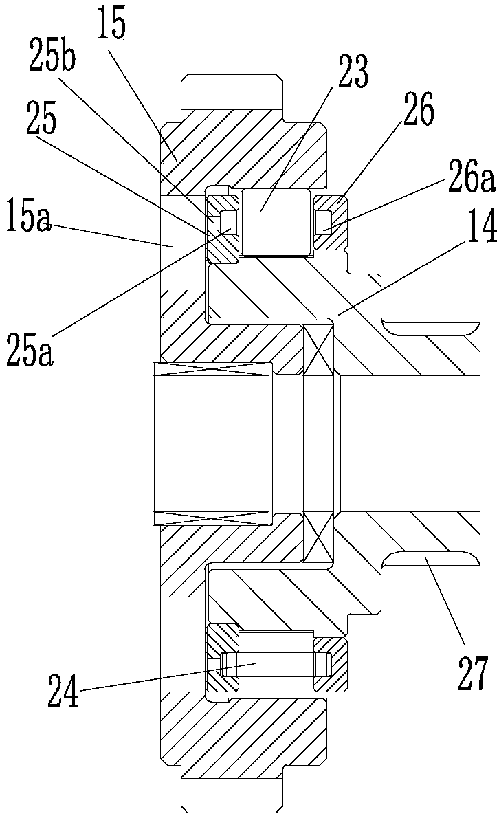 Electric motorcycle concave-convex friction transmission side-mounted adaptive variable speed drive assembly