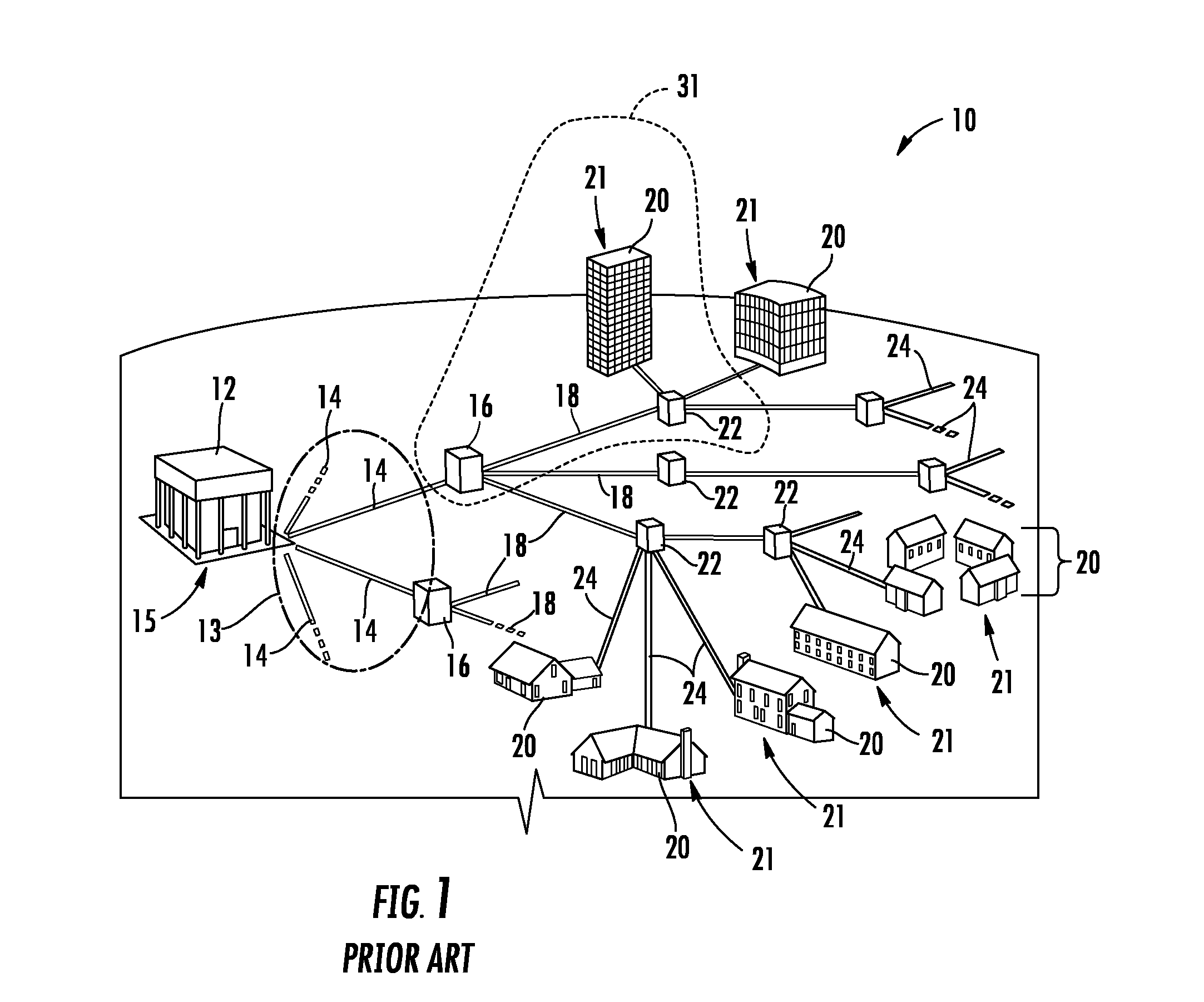 Fiber optic enclosures employing clamping assemblies for strain relief of cables, and related assemblies and methods