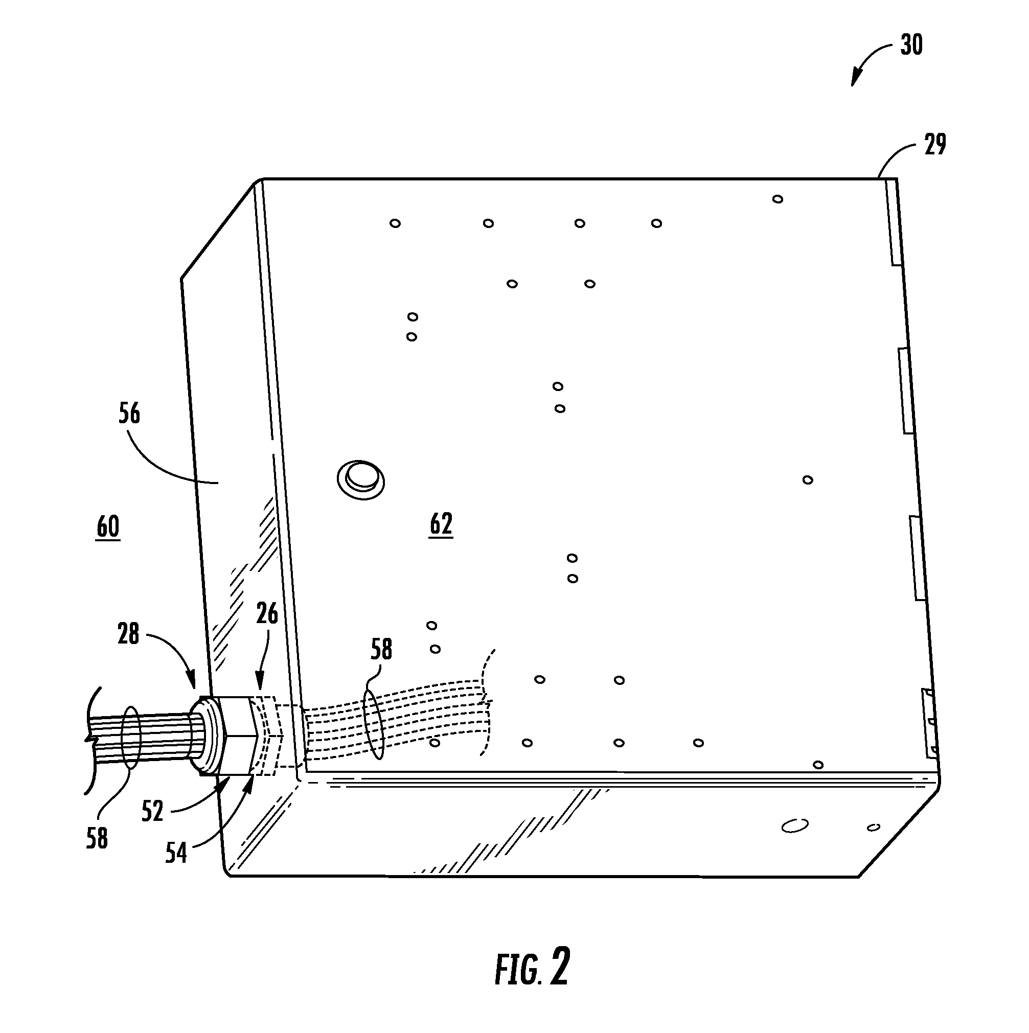 Fiber optic enclosures employing clamping assemblies for strain relief of cables, and related assemblies and methods