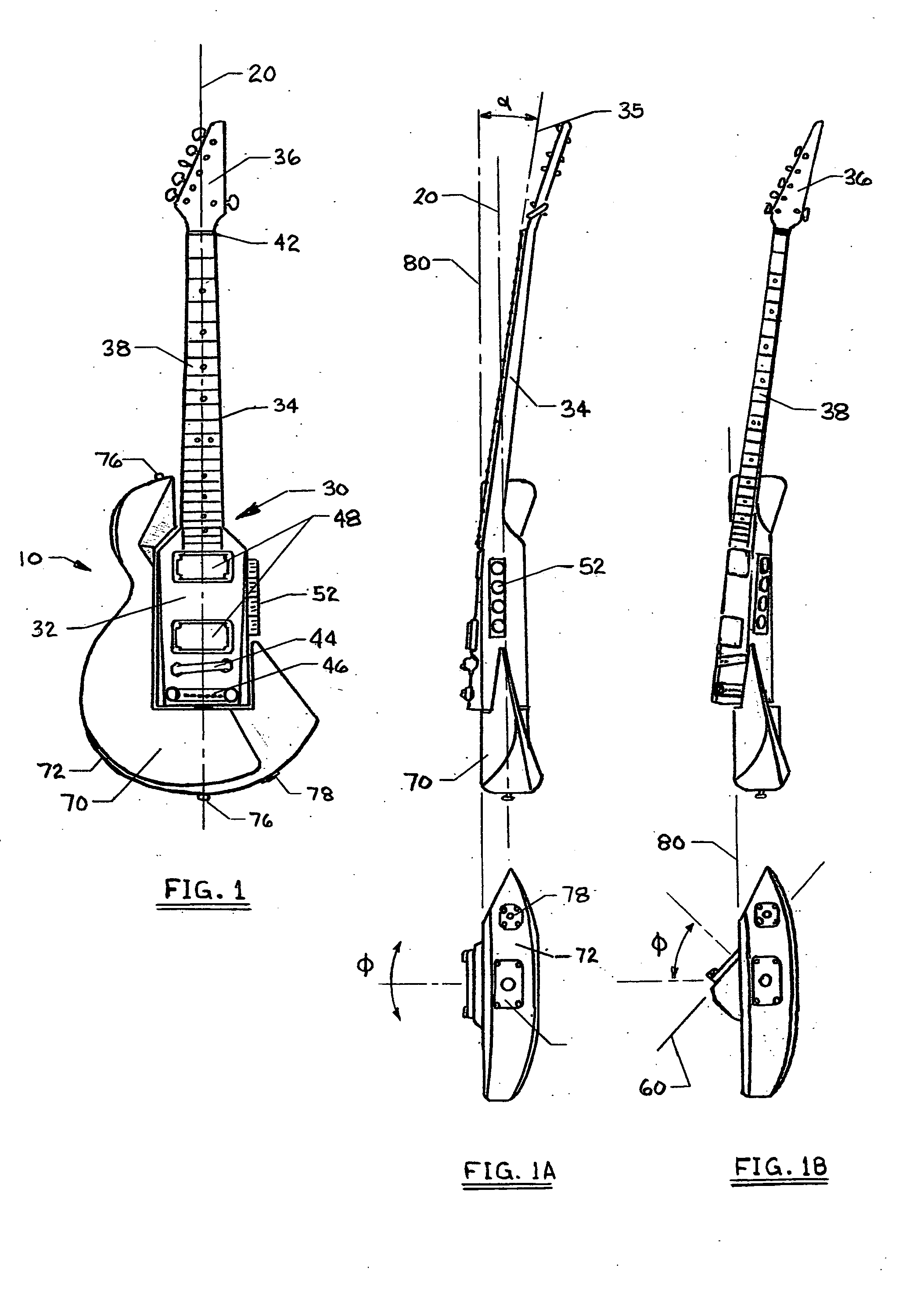 User-adjustable ergonomic stringed musical instrument