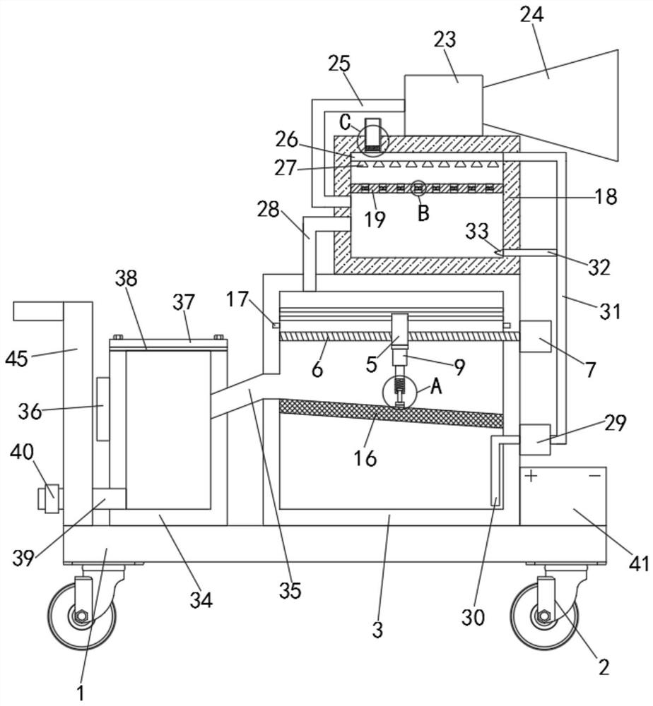 Textile dust collecting device of textile machine for textile and collecting method of device