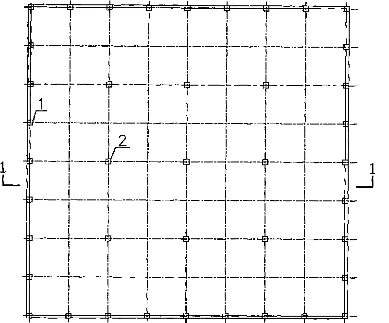 Rectangular underground granary