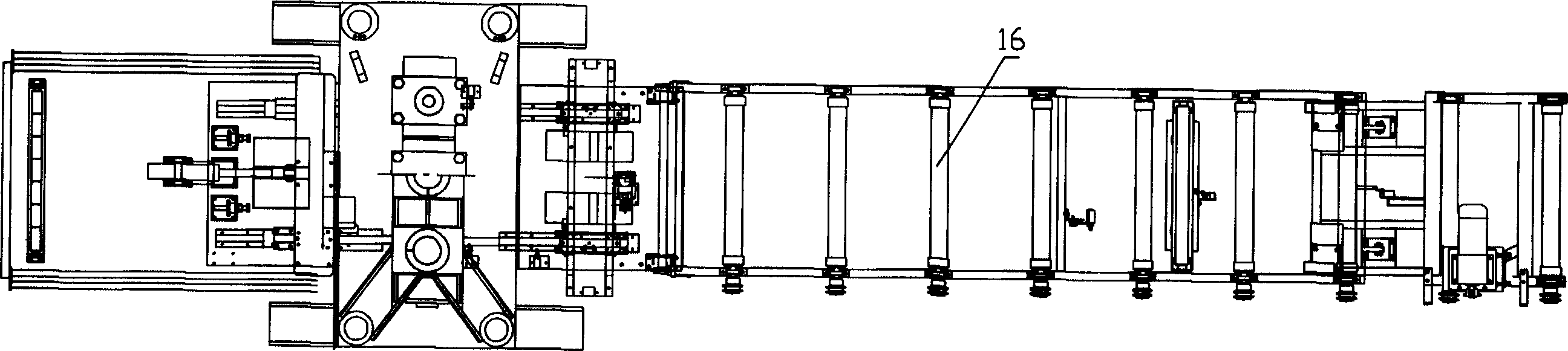 Steel checkerboard pressure welding machine