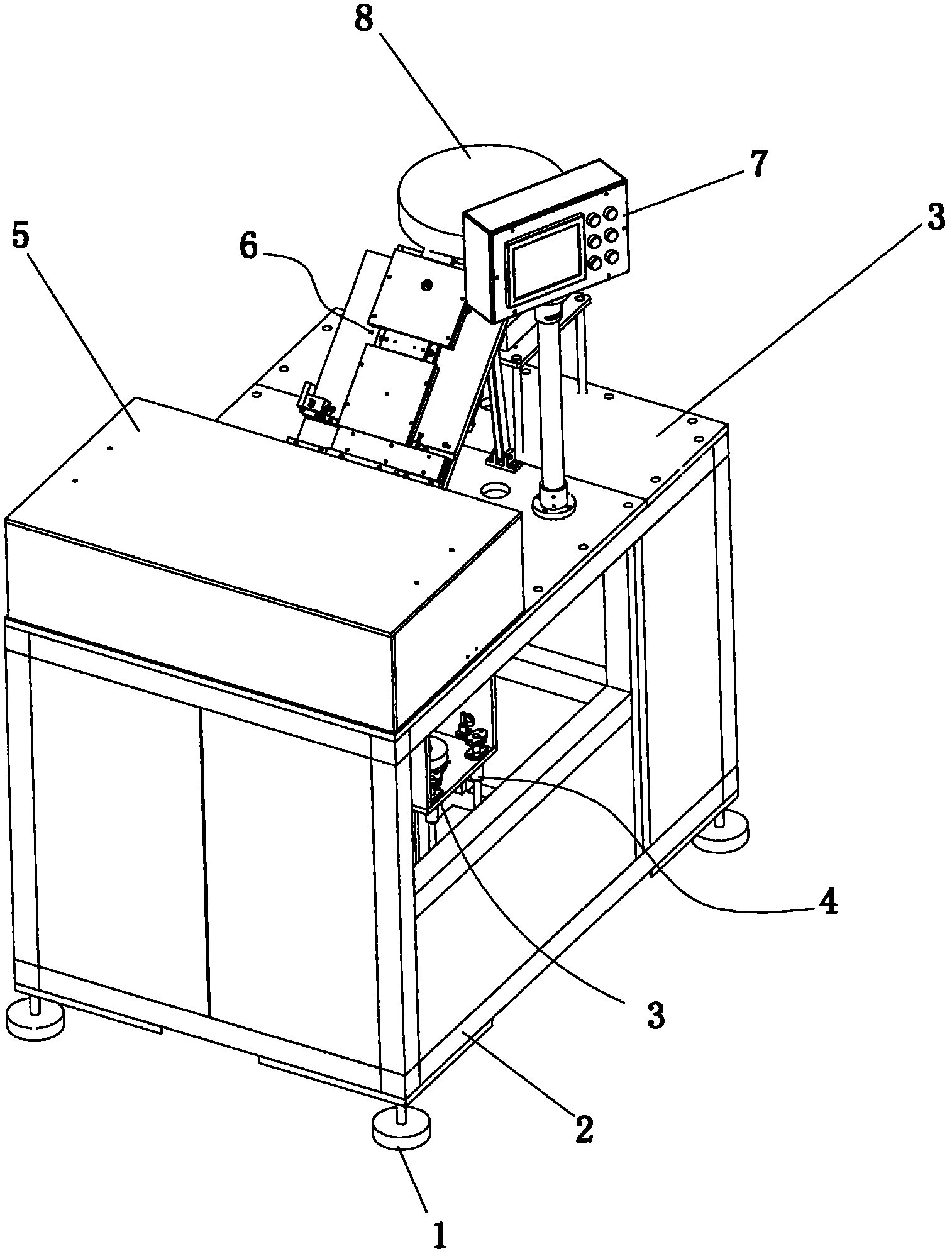 Full automatic packing machine for button cells