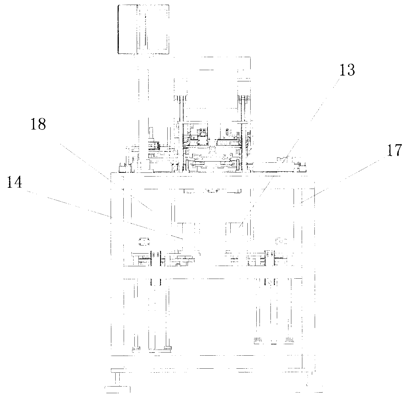 Full automatic packing machine for button cells