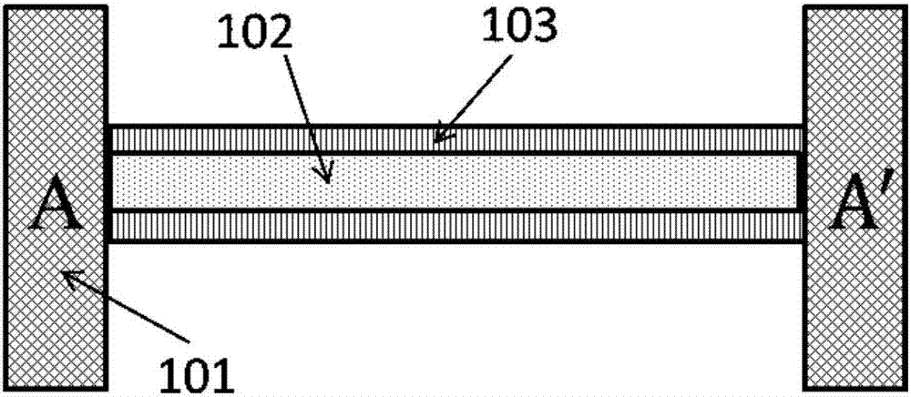 Method and device for measuring mechanical parameters of double-layer double-clamped beam