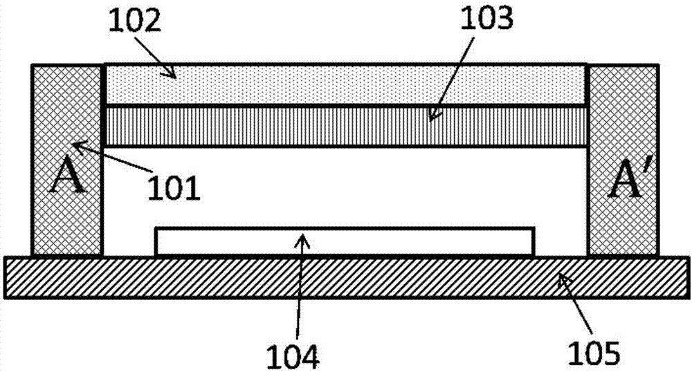 Method and device for measuring mechanical parameters of double-layer double-clamped beam