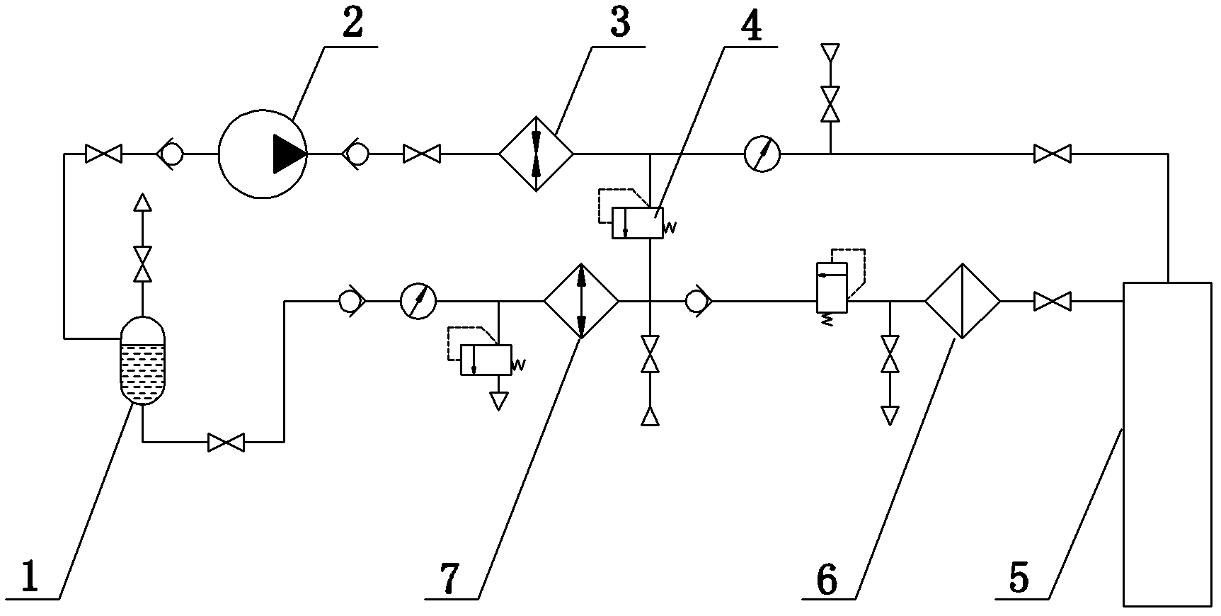 Supercritical carbon dioxide shaft multi-phase flow simulation test device