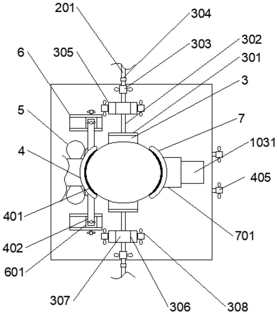 Maxillofacial region fixing device for plastic surgery