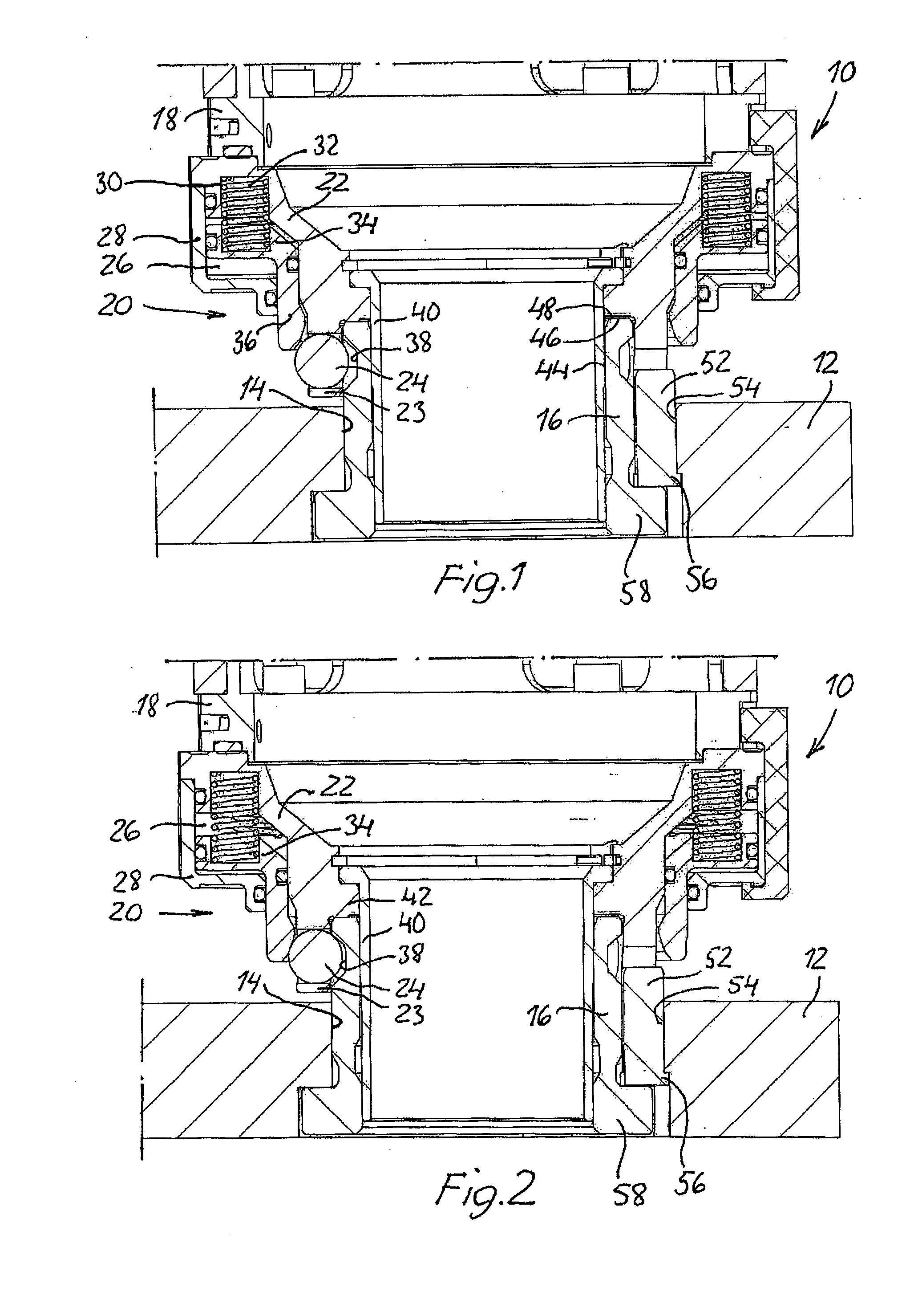 Fixation device for a portable drilling unit