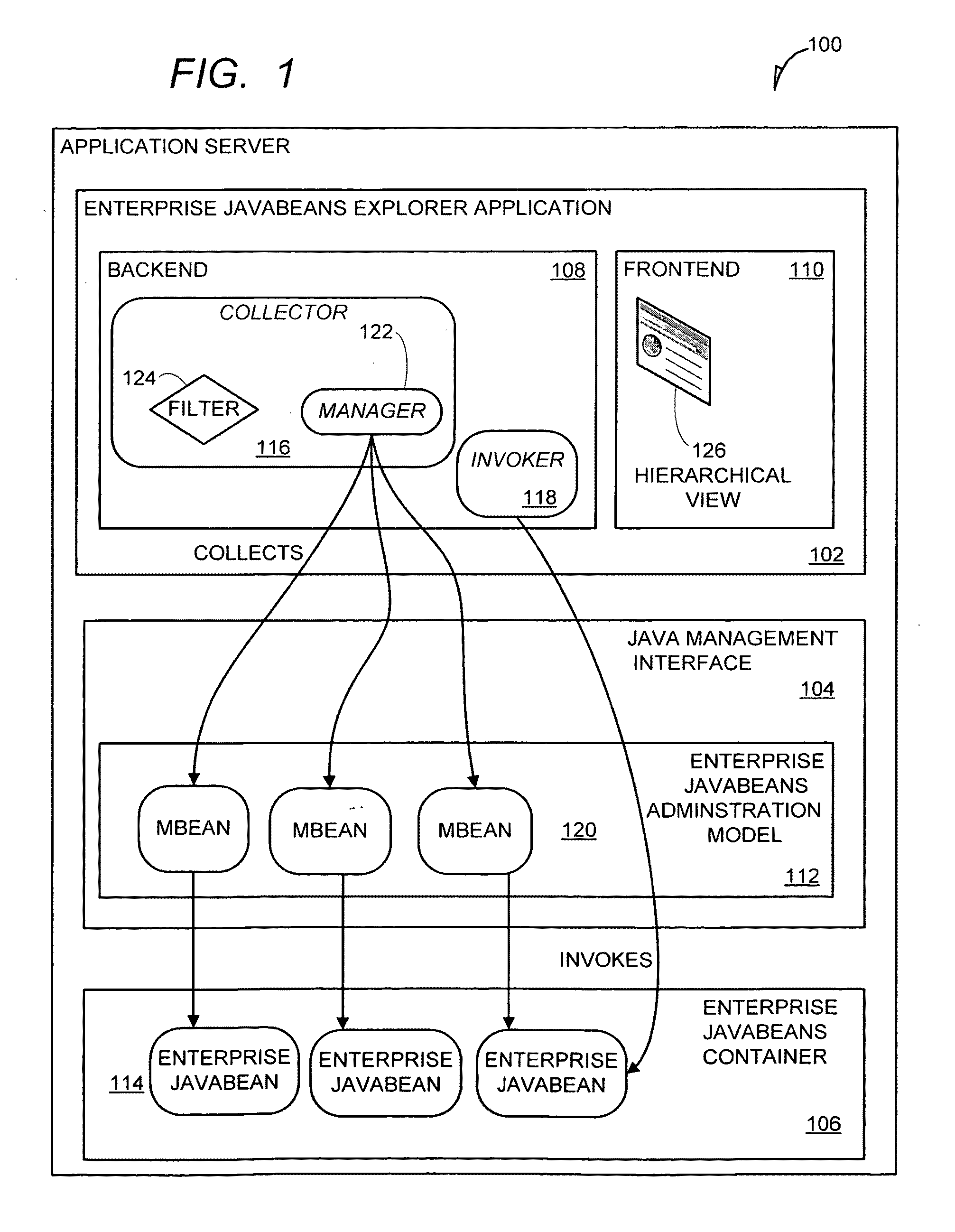 Enterprise javabeans explorer