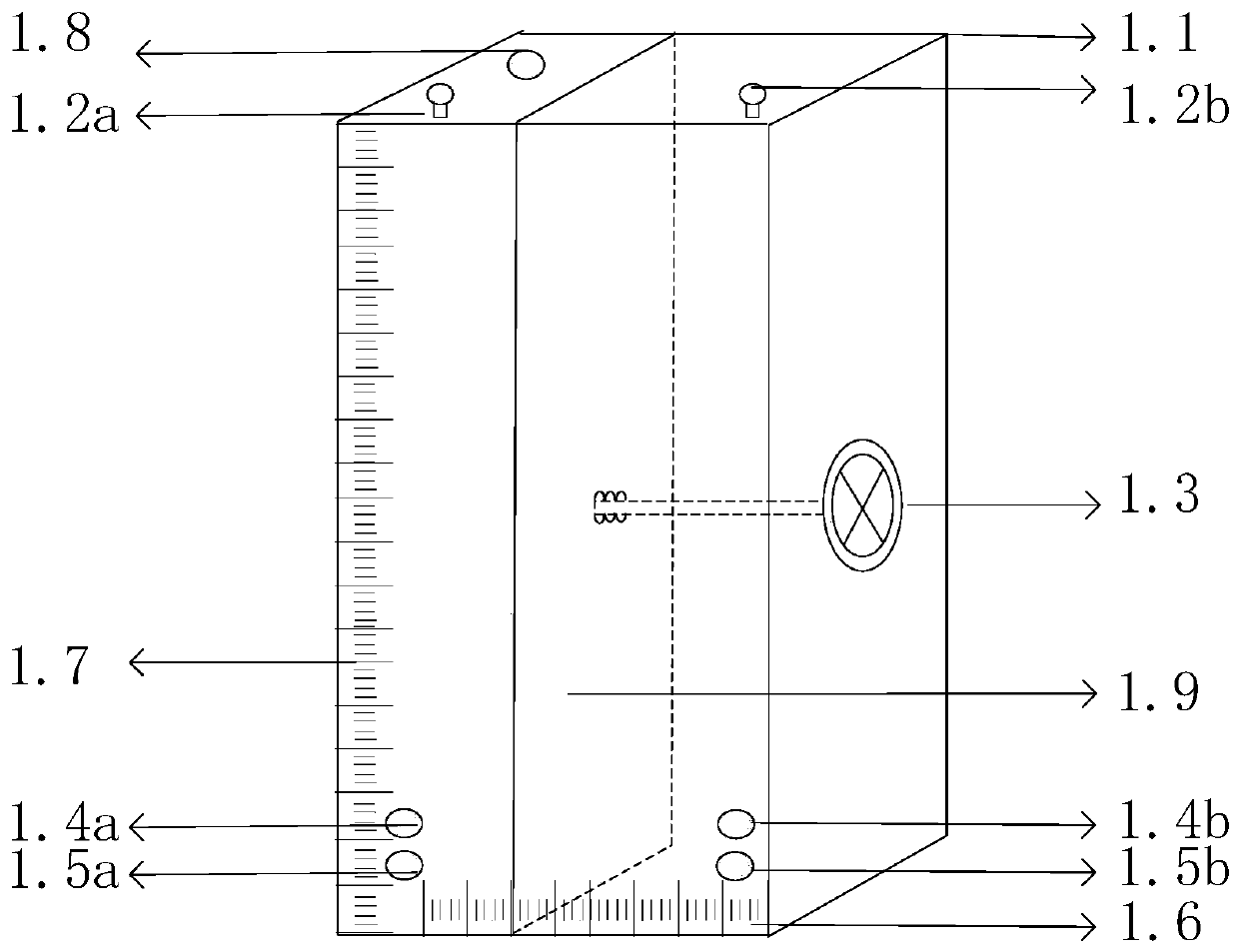 In-situ test method of double-ring infiltration device with adjustable measuring range and soil permeability coefficient