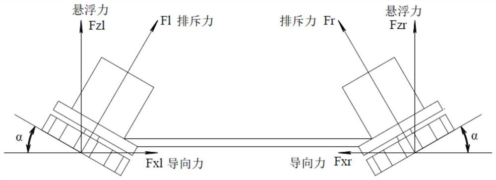 Magnetic levitation device with levitation and guiding functions, magnetic levitation train and magnetic levitation system