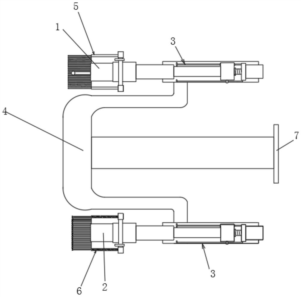 Contact type workpiece wired measuring head for numerical control milling machine