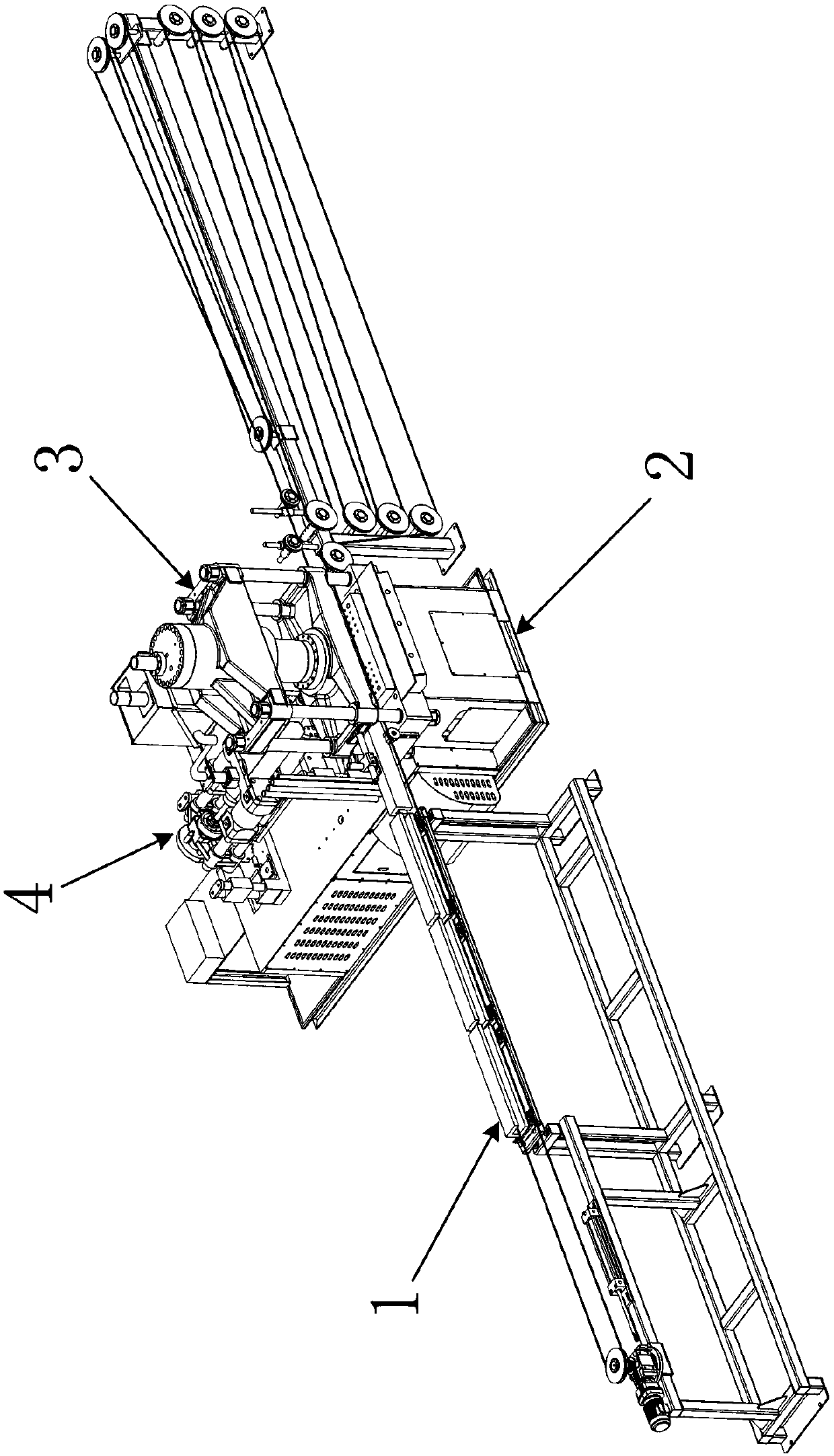 A wire saw injection molding machine