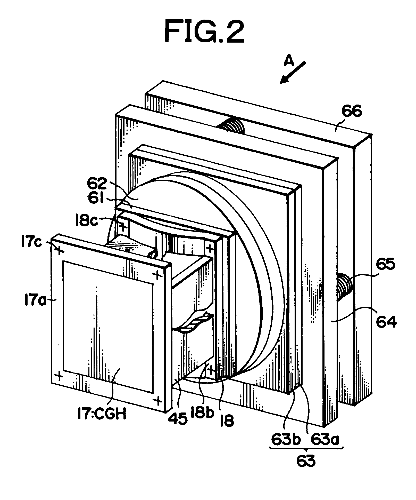 Light interference measurement method using computer-generated hologram, and interferometer using this method