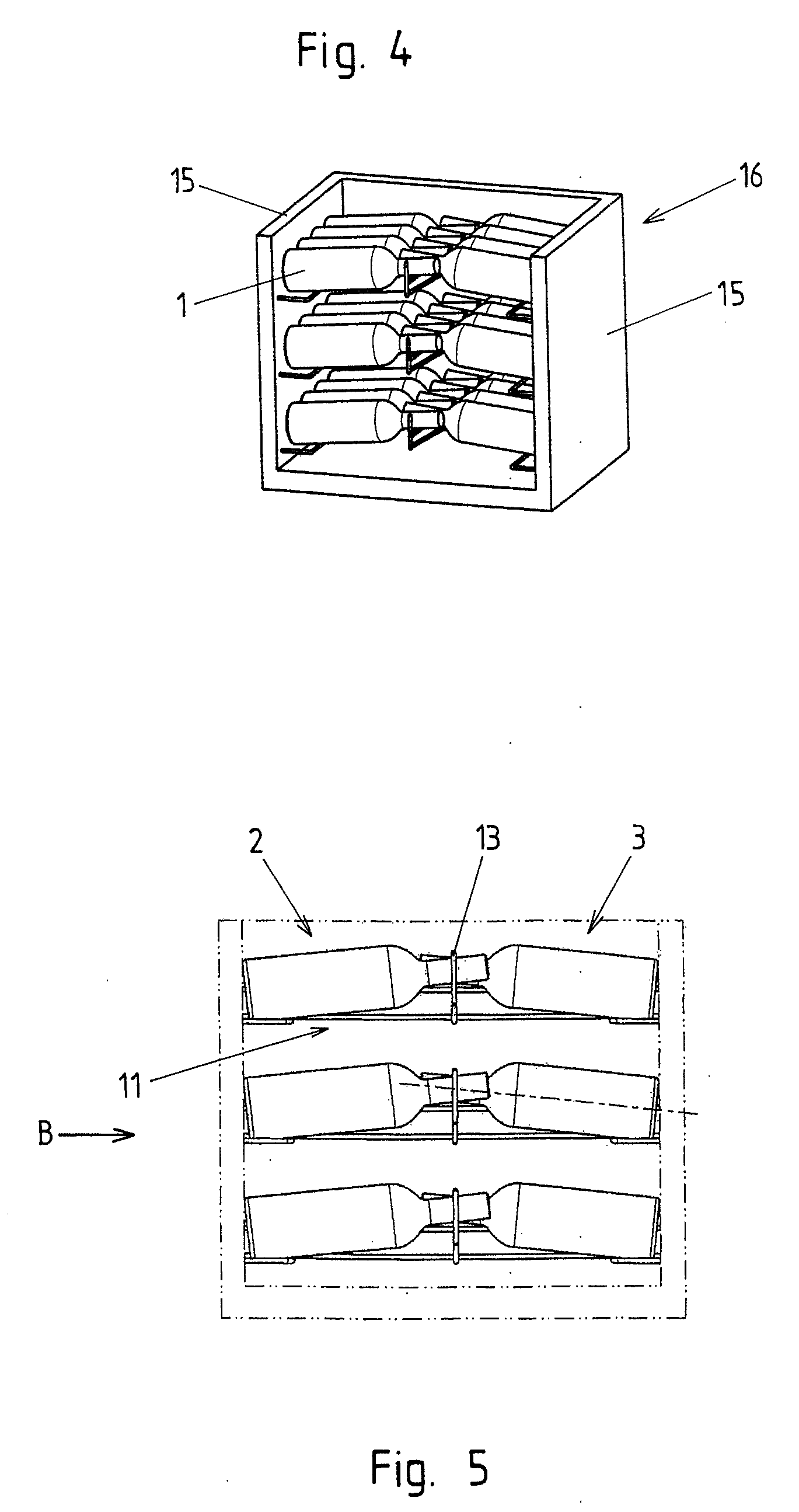 Bottle storage device