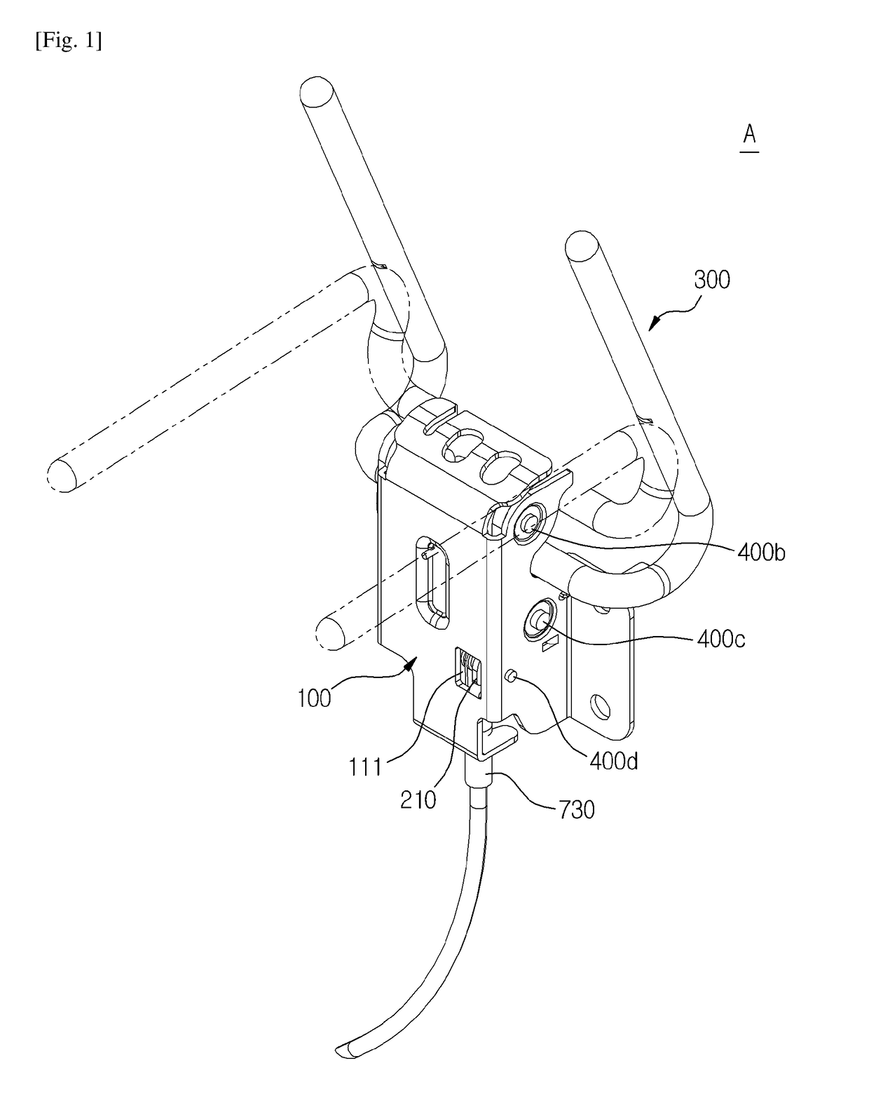 Headrest Folding Device