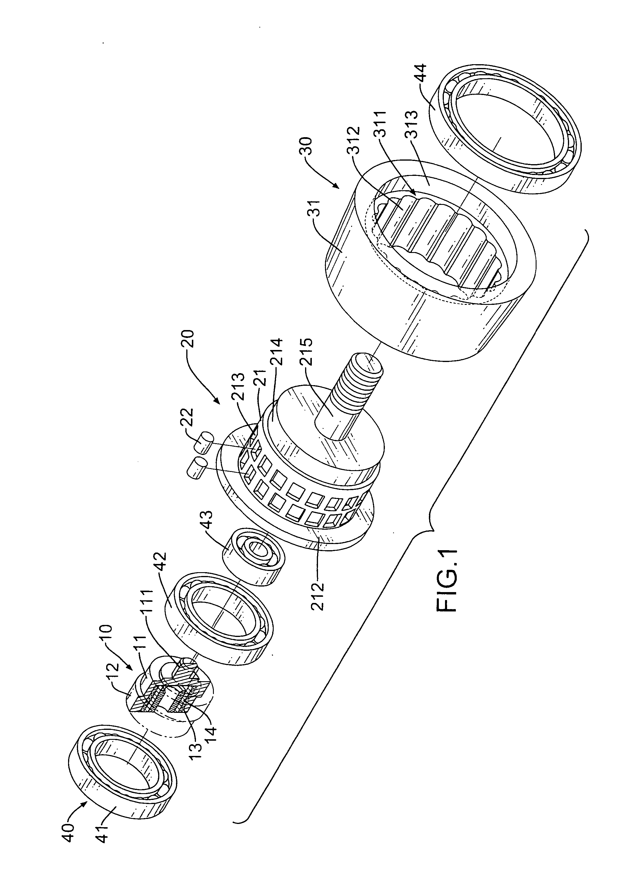 Hypocycloid reducing apparatus