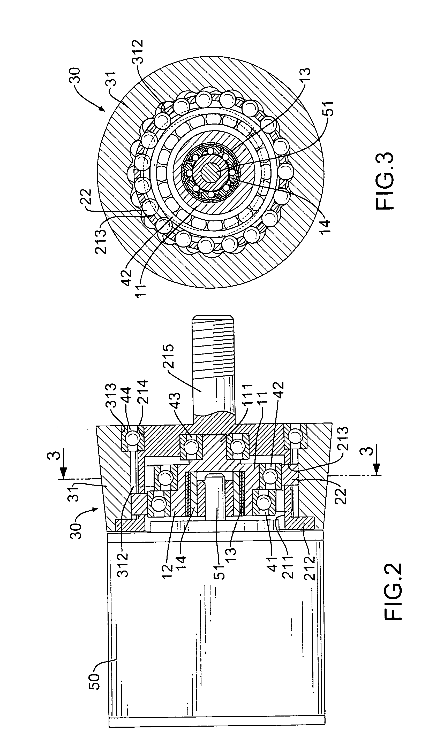 Hypocycloid reducing apparatus