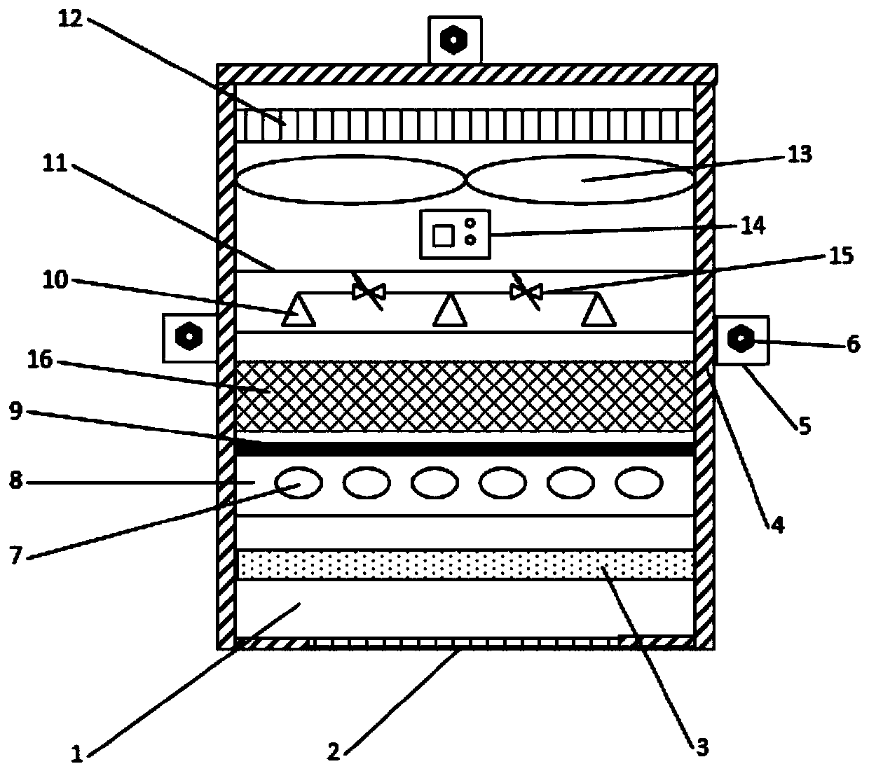 Energy-saving intelligent deodorization device for public washroom